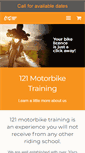 Mobile Screenshot of 121motorbiketraining.com